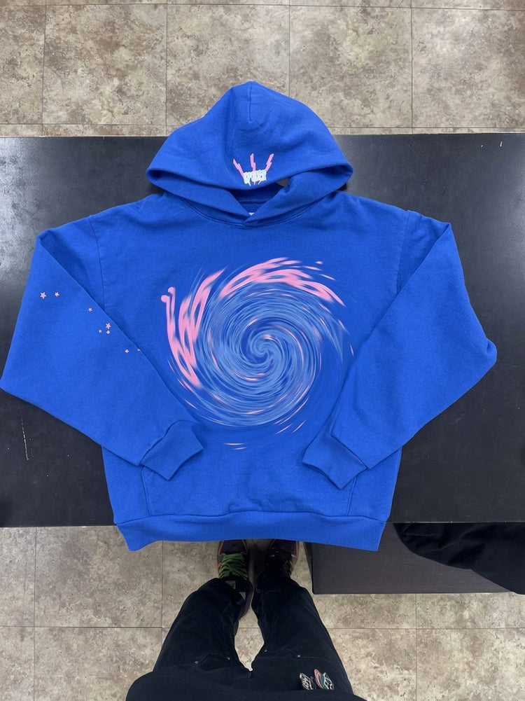 Spider Angel Number Hoodie – Blue